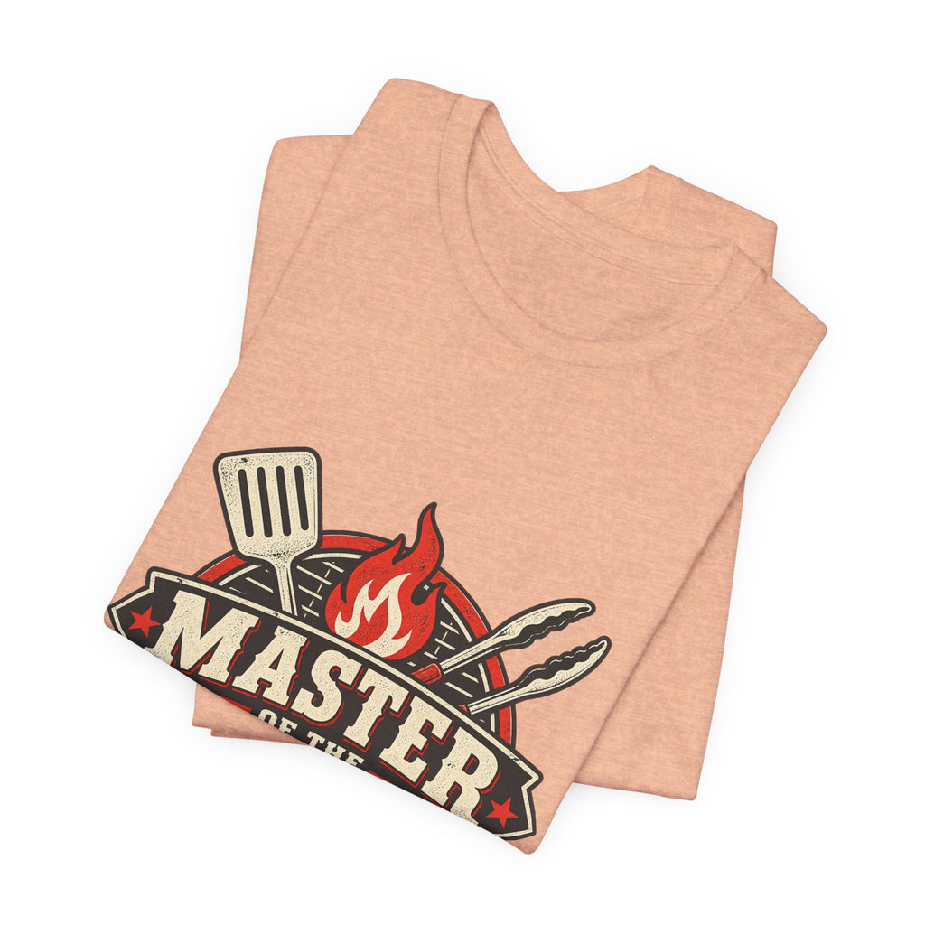 Master of the Grill T-Shirt, Father of Flame BBQ Tee for Grill Masters