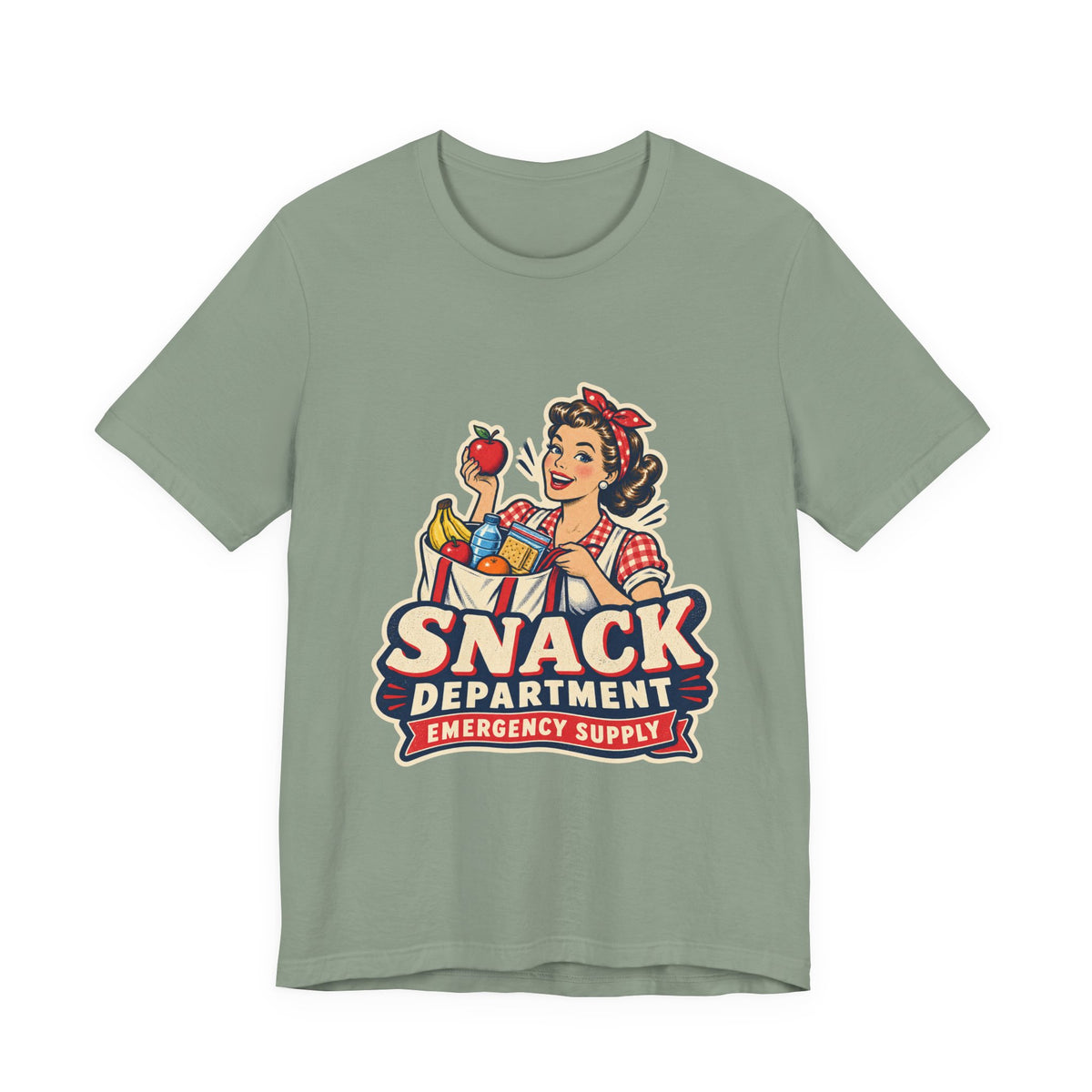 Snack Department Emergency Supply Vintage Grocery Pinup Tee