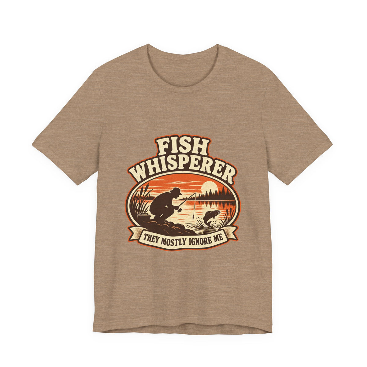 Fish Whisperer They Mostly Ignore Me Vintage Fishing T-Shirt