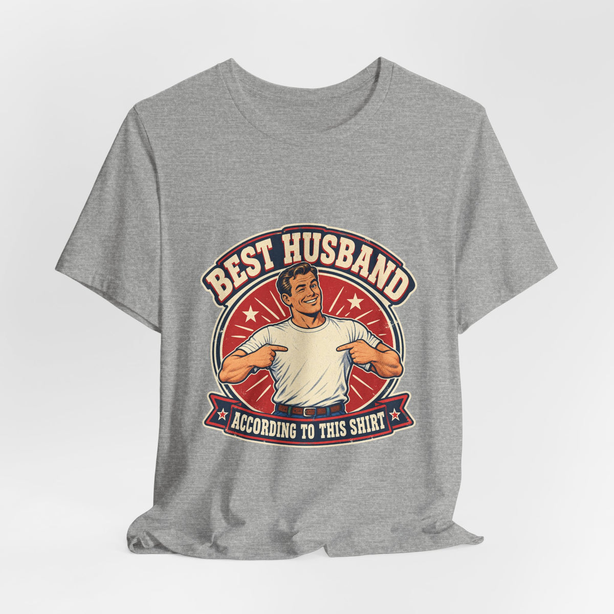 Best Husband Vintage T-Shirt — Funny Retro Husband Pride Design