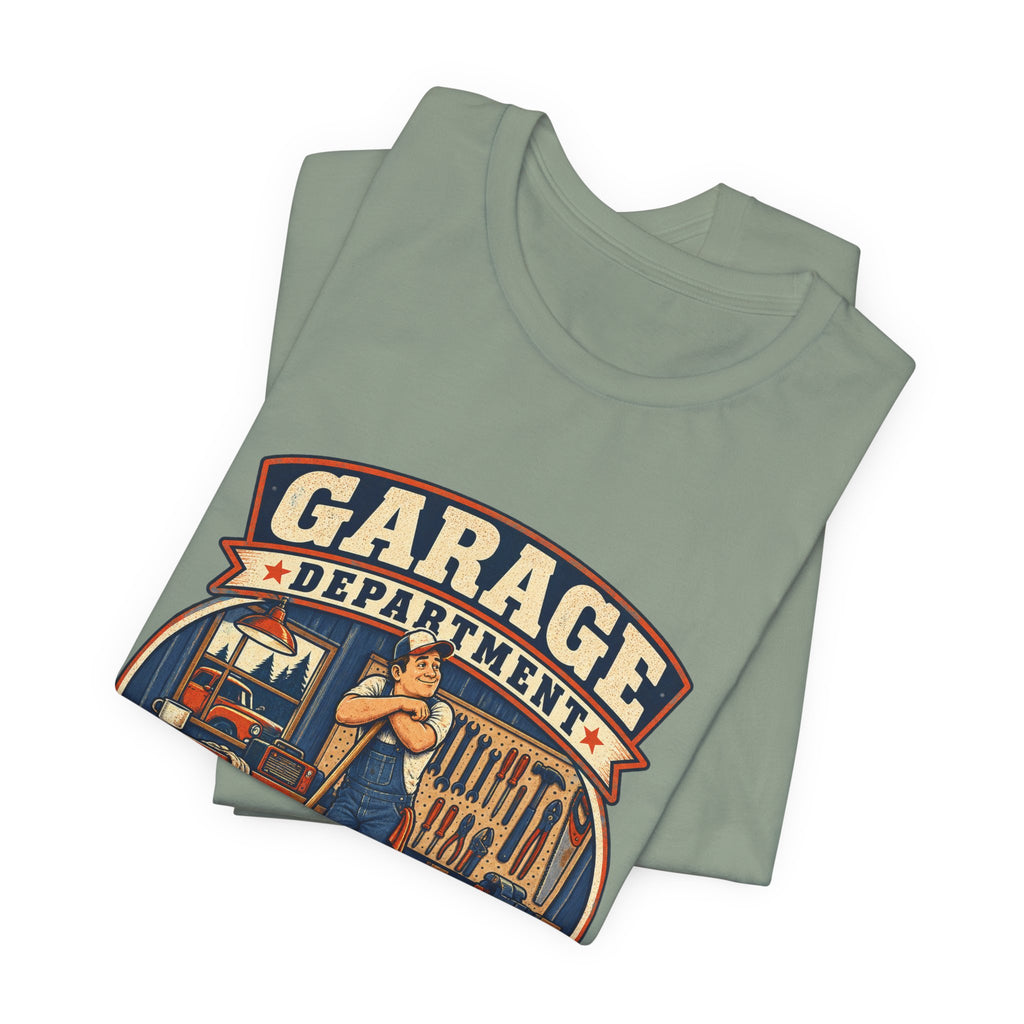 Garage Department Looking Busy Since Saturday Vintage Mechanic T-Shirt