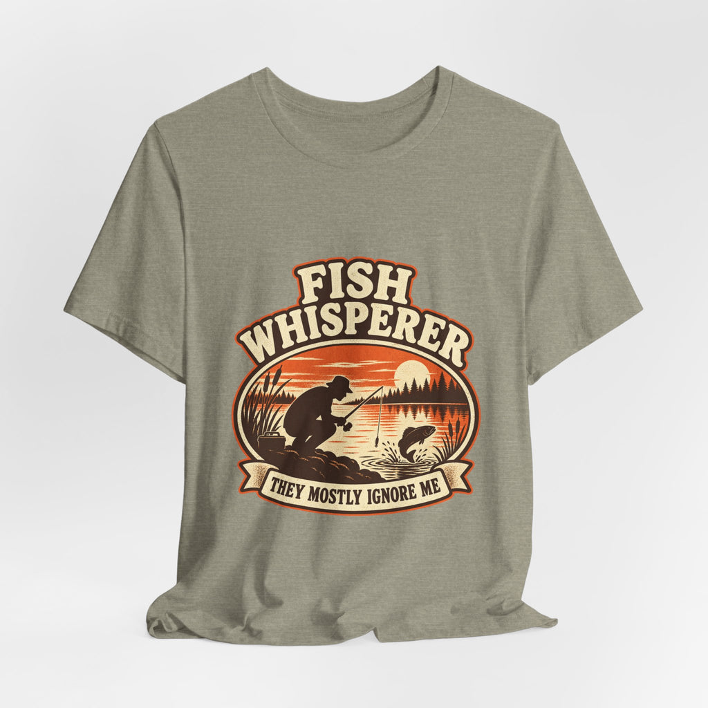 Fish Whisperer They Mostly Ignore Me Vintage Fishing T-Shirt