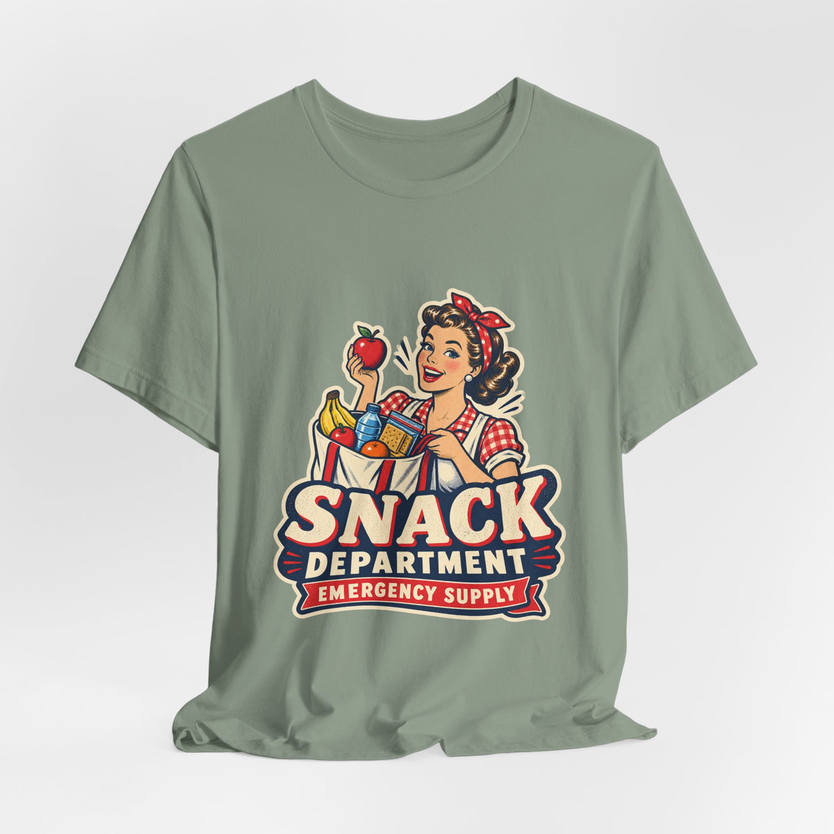 Snack Department Emergency Supply Vintage Grocery Pinup Tee