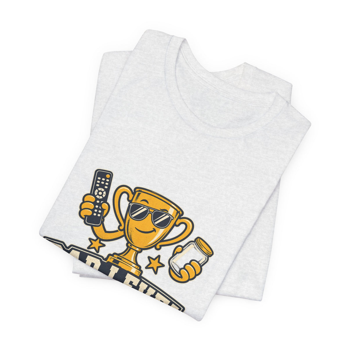 Dad Level Expert T-Shirt — Funny Trophy Dad Gift with Remote Finder, Jar Opener & Light Checker