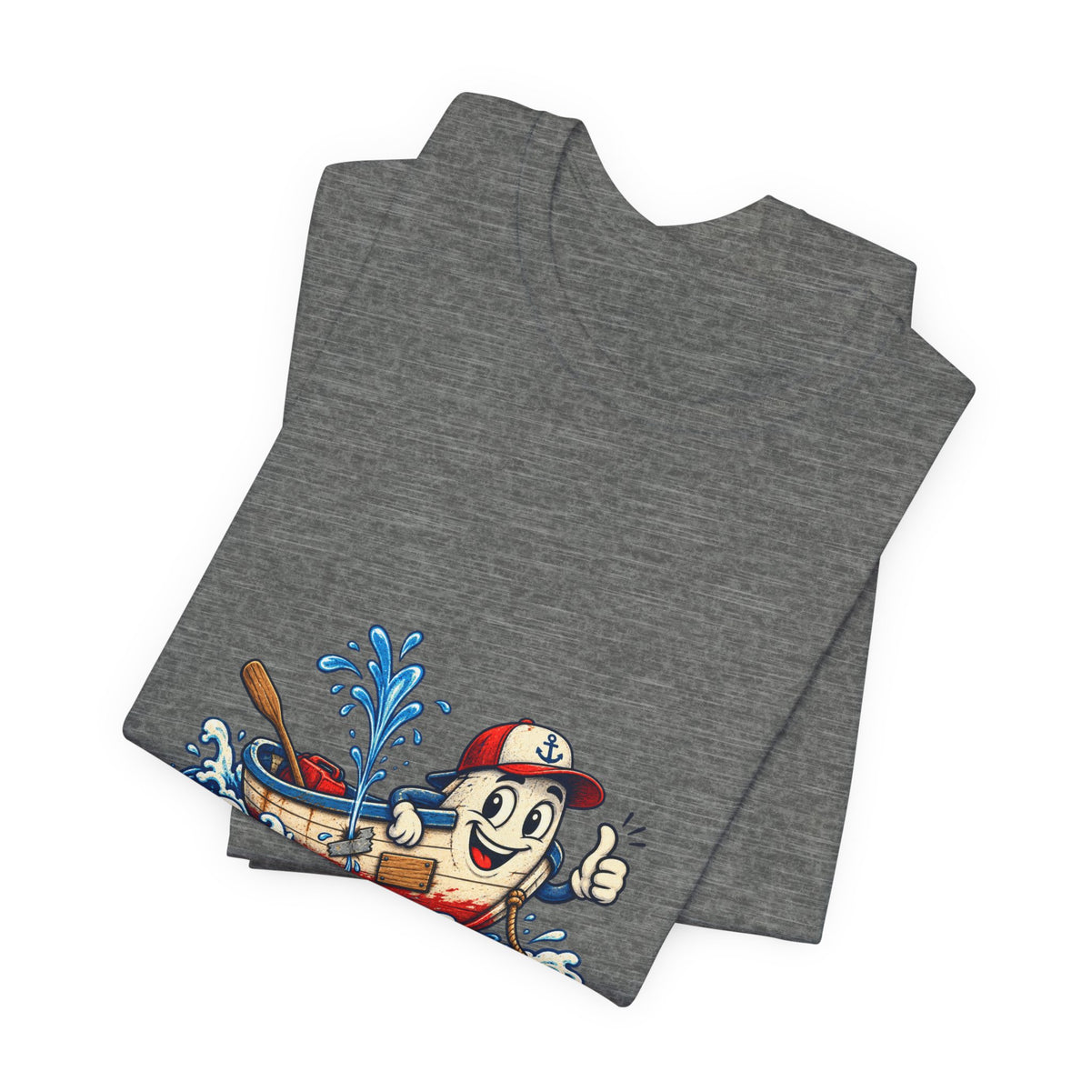 Unsinkable-ish Boat T-Shirt, Funny Nautical Vintage Cartoon Tee