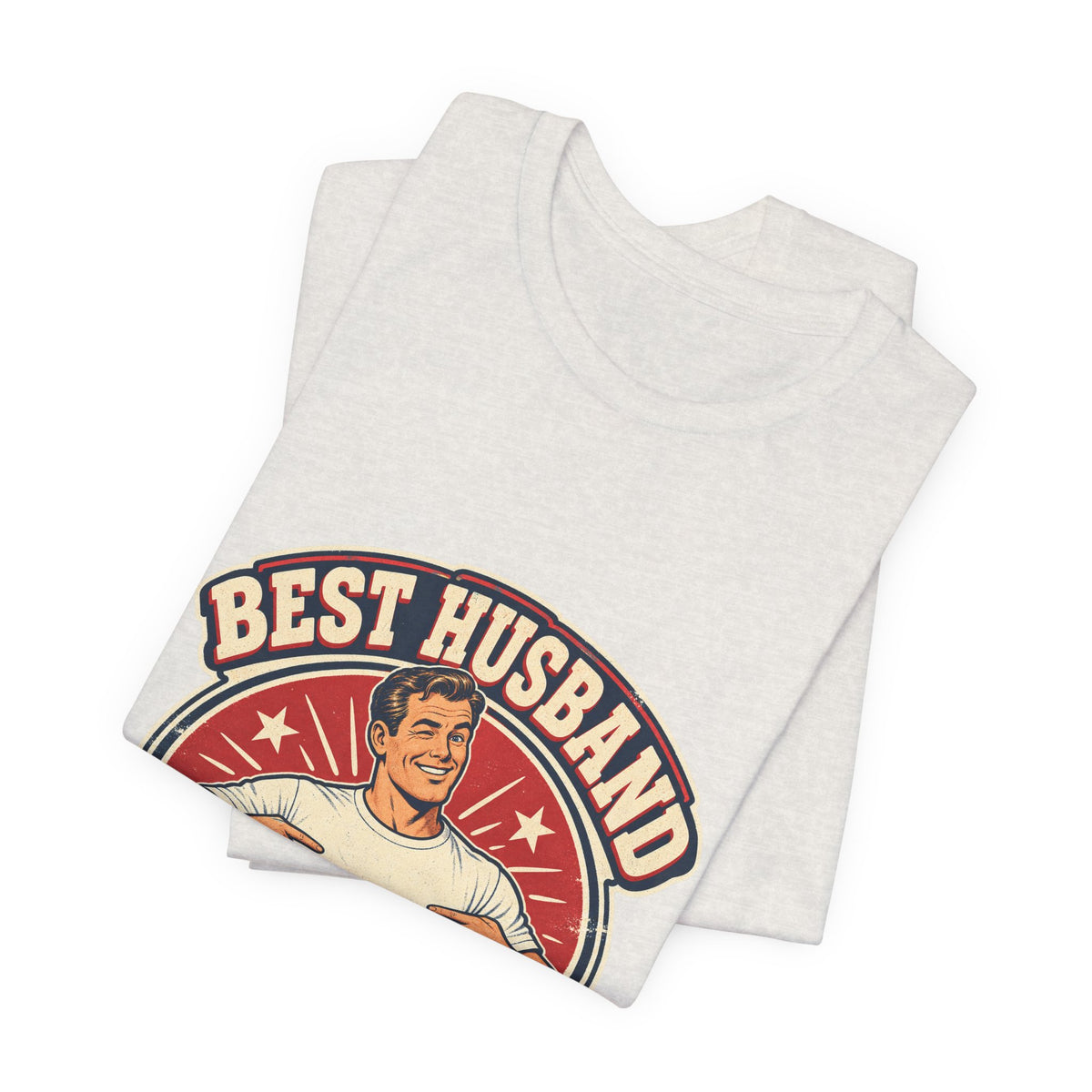 Best Husband Vintage T-Shirt — Funny Retro Husband Pride Design