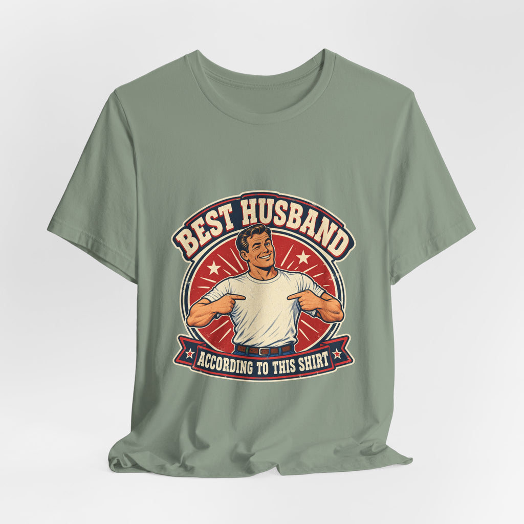 Best Husband Vintage T-Shirt — Funny Retro Husband Pride Design