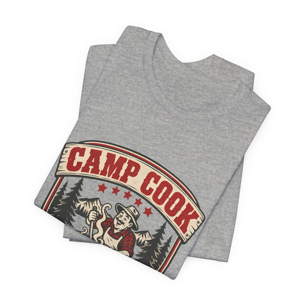 Camp Cook T-Shirt — Five-Star Meals One-Pot Menu Vintage Camping Tee