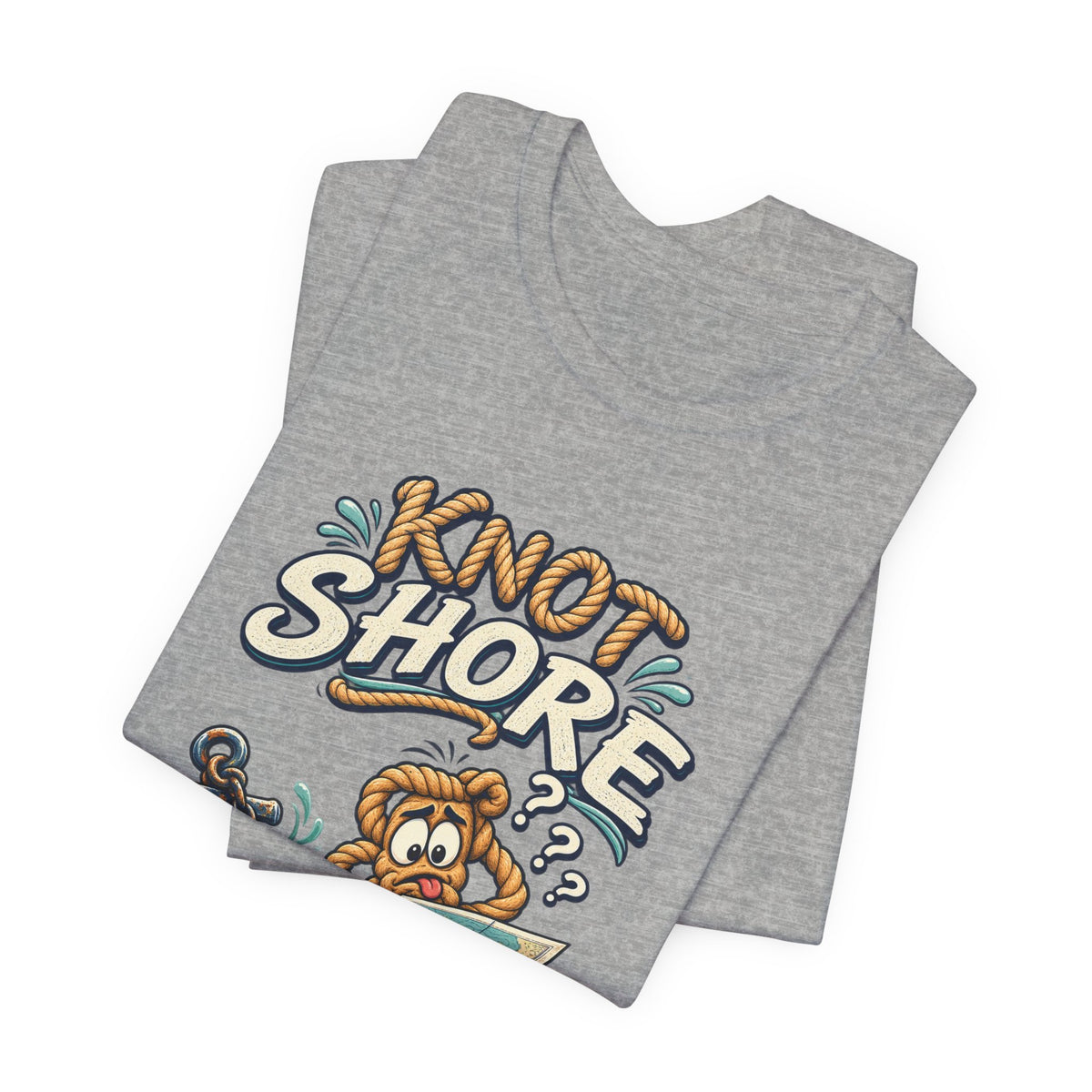 Knot Shore What I'm Doing T-Shirt — Funny Nautical Rope Character Humor Tee