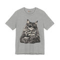 Cool Cat Mom T-Shirt — Cute Coffee Cat Graphic Tee for Cat Moms