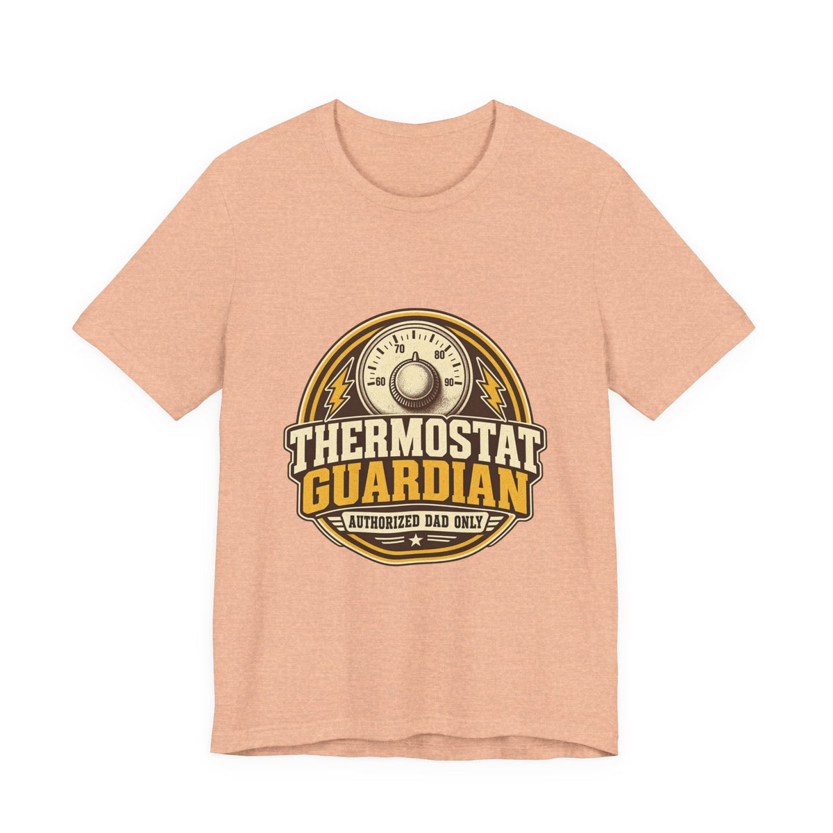 Thermostat Guardian Authorized Dad Only Vintage Dad T-Shirt