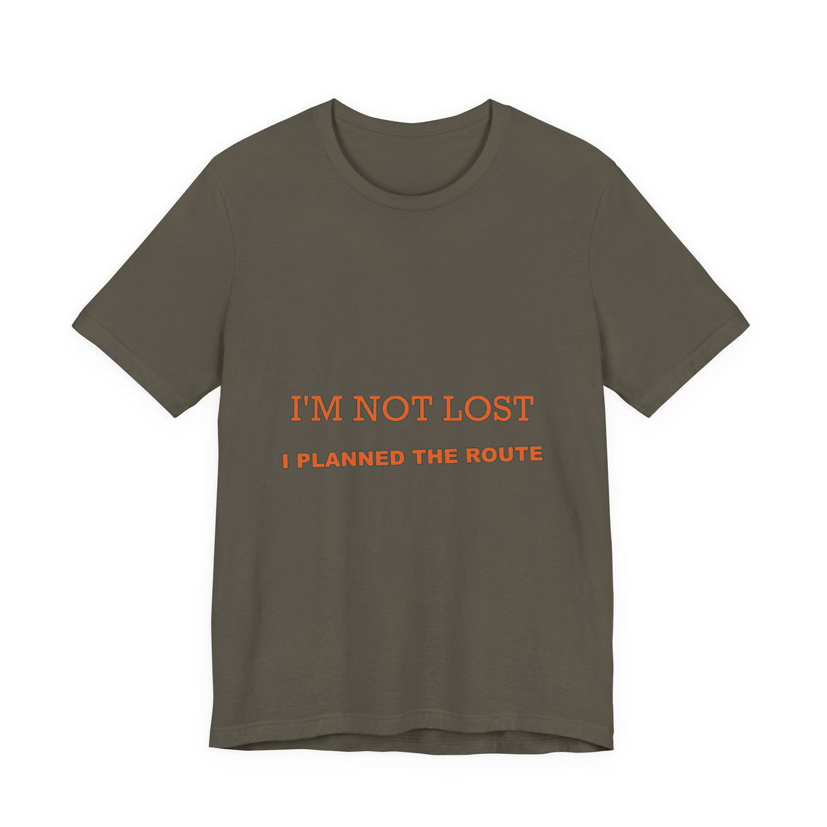 I'm Not Lost I Planned the Route T-Shirt — Funny Vintage Road Trip Tee