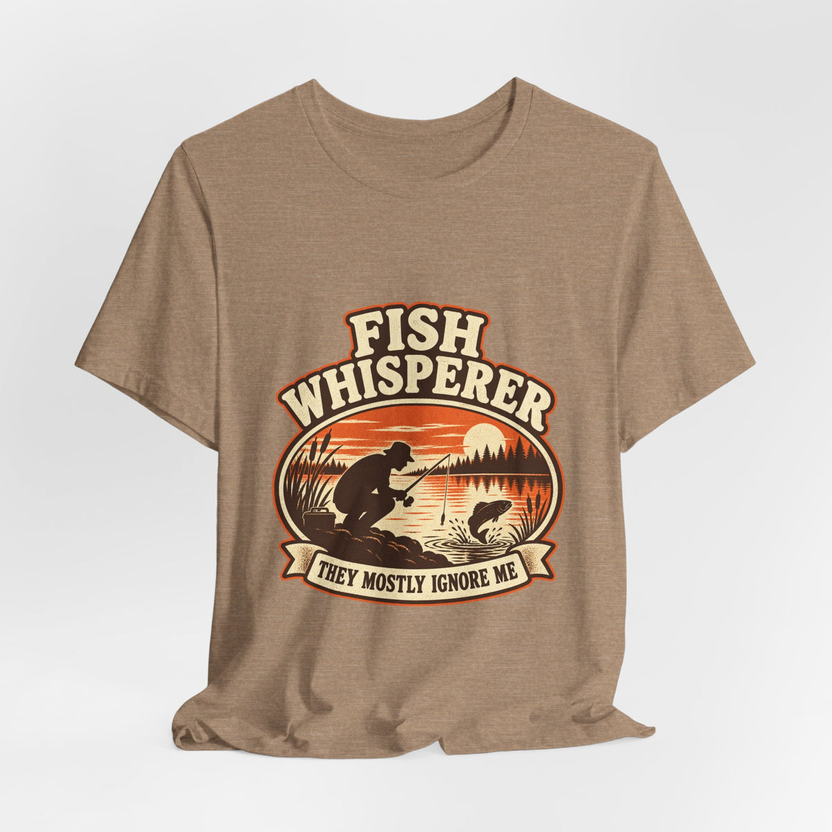 Fish Whisperer They Mostly Ignore Me Vintage Fishing T-Shirt
