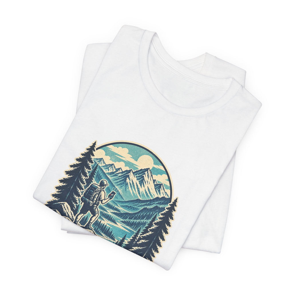 Wilderness WiFi T-Shirt — Signal Not Found Vintage Mountain Hiking Tee