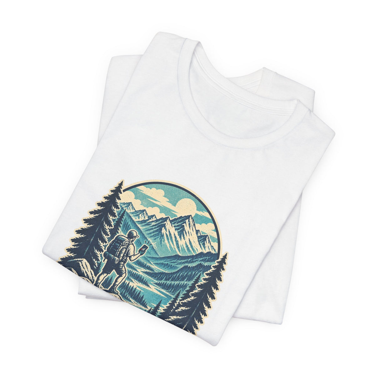 Wilderness WiFi T-Shirt — Signal Not Found Vintage Mountain Hiking Tee