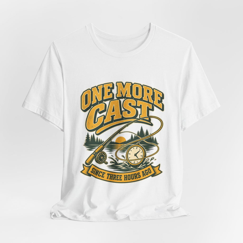 One More Cast Fishing T-Shirt — Vintage Angler Lake Tee