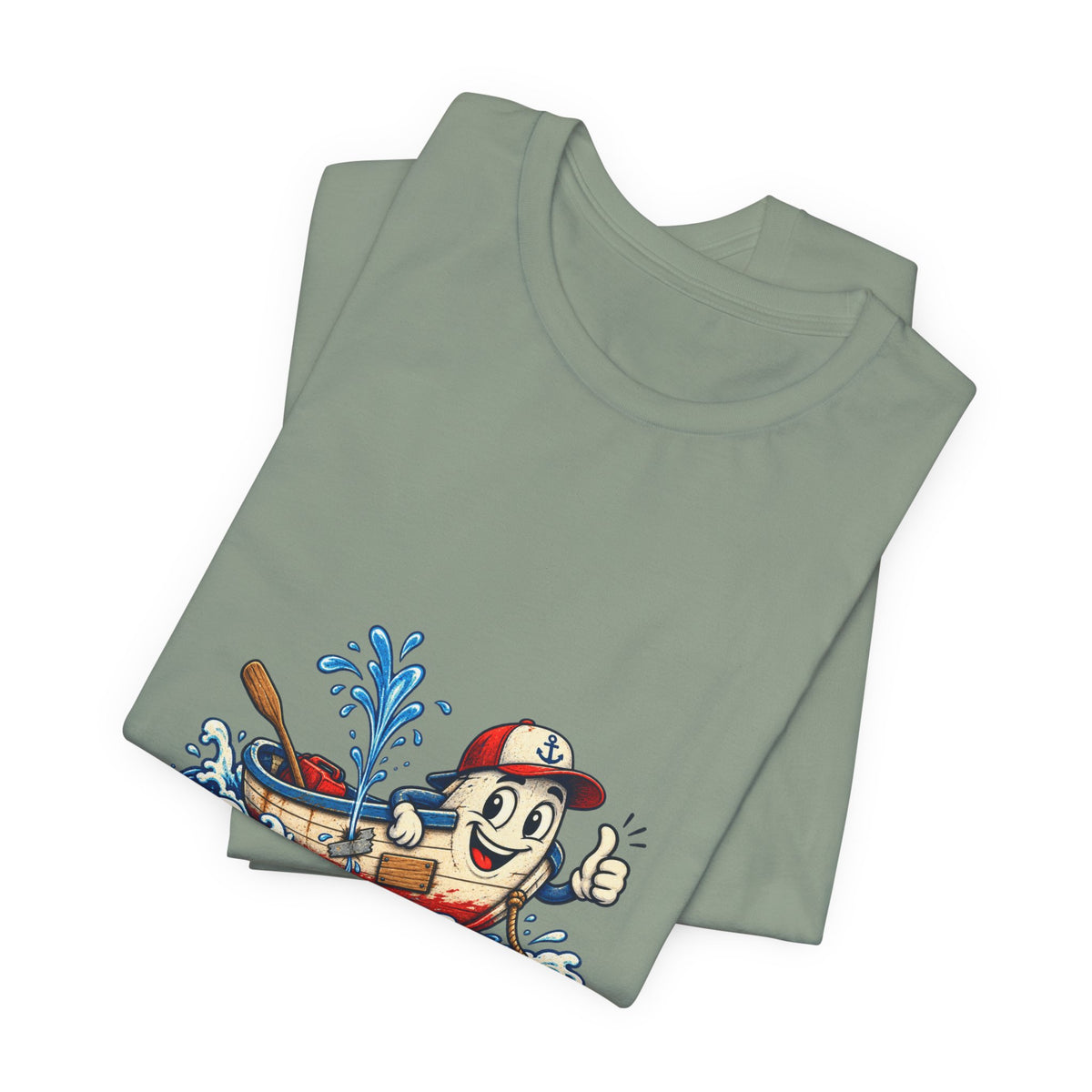 Unsinkable-ish Boat T-Shirt, Funny Nautical Vintage Cartoon Tee
