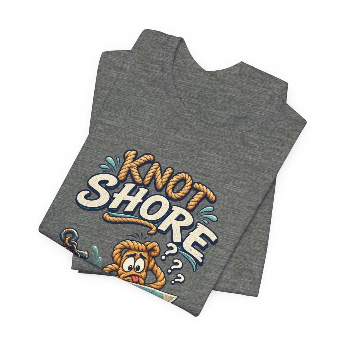 Knot Shore What I'm Doing T-Shirt — Funny Nautical Rope Character Humor Tee
