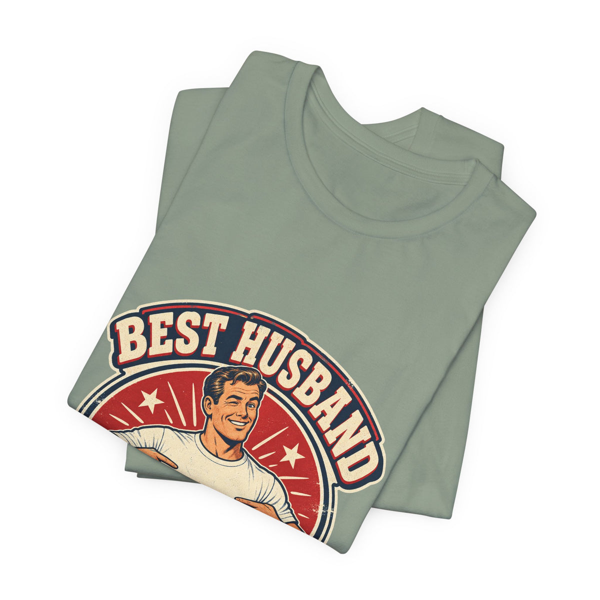 Best Husband Vintage T-Shirt — Funny Retro Husband Pride Design