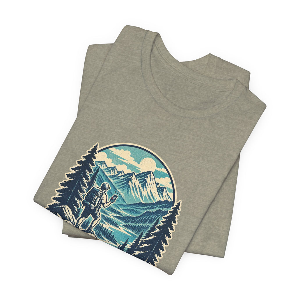 Wilderness WiFi T-Shirt — Signal Not Found Vintage Mountain Hiking Tee