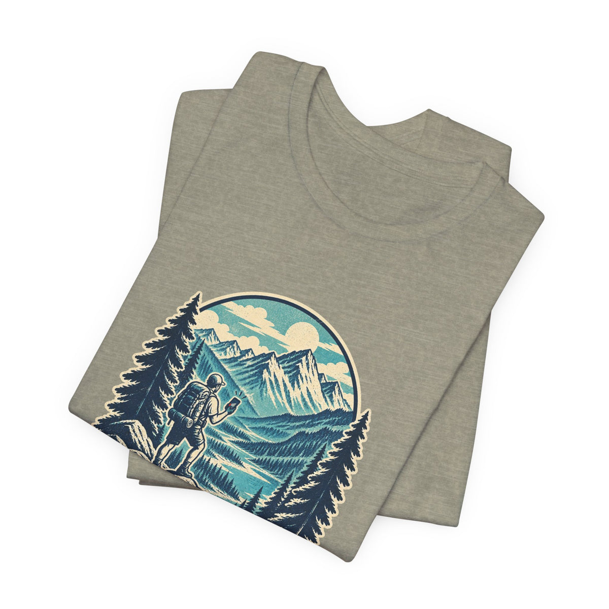 Wilderness WiFi T-Shirt — Signal Not Found Vintage Mountain Hiking Tee