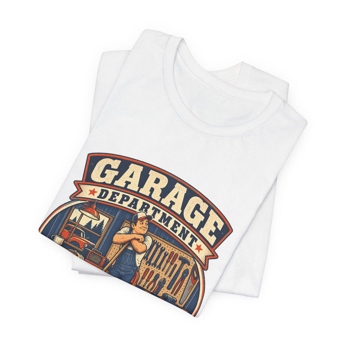 Garage Department Looking Busy Since Saturday Vintage Mechanic T-Shirt