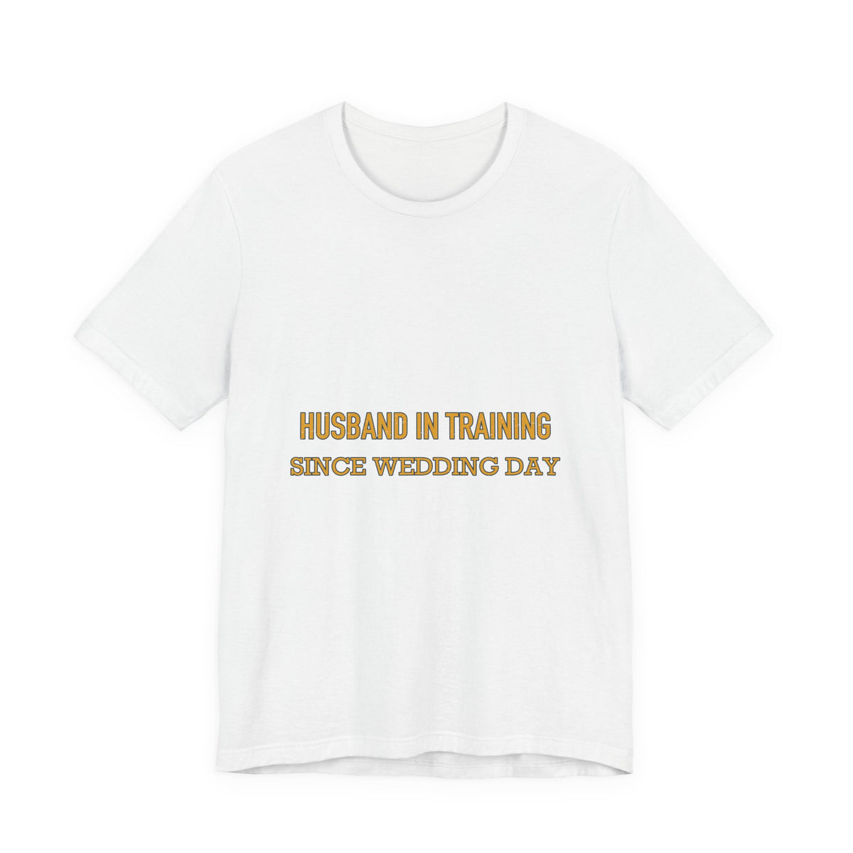 Husband in Training T-Shirt — Since Wedding Day Vintage Marriage Humor Tee