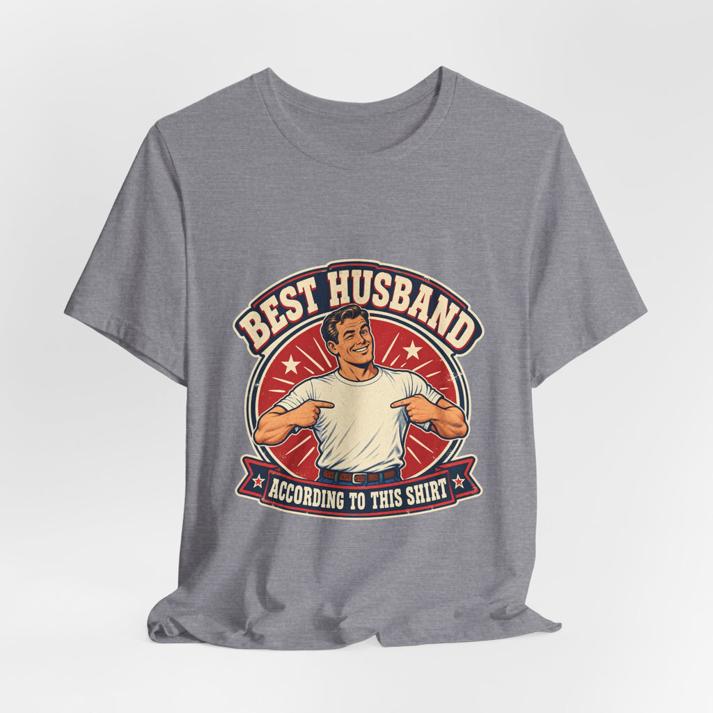 Best Husband Vintage T-Shirt — Funny Retro Husband Pride Design