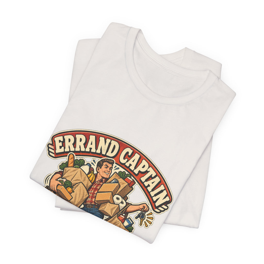 Errand Captain One Trip Maximum T-Shirt — Retro Grocery Haul Humor Tee