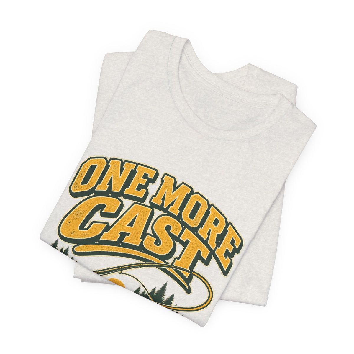 One More Cast Fishing T-Shirt — Vintage Angler Lake Tee