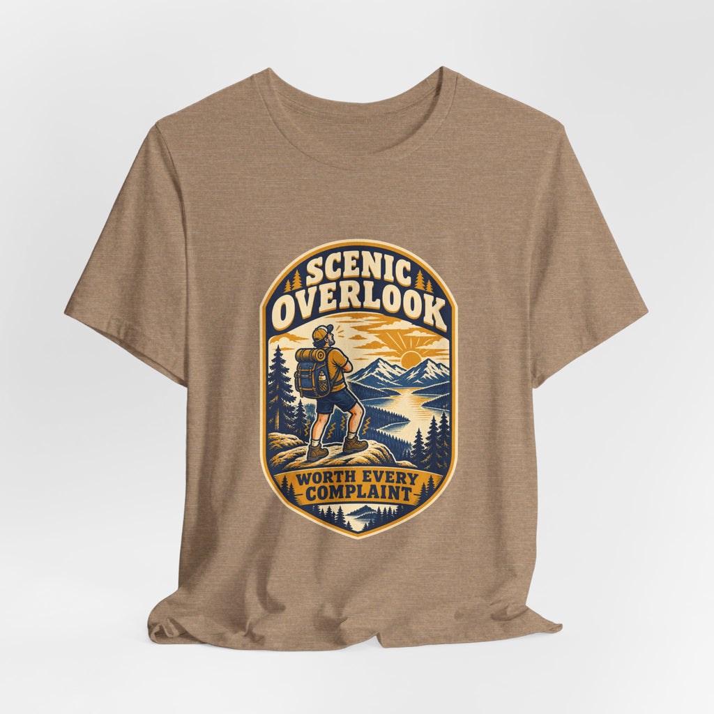 Scenic Overlook T-Shirt — Worth Every Complaint Vintage Hiking Mountain Tee