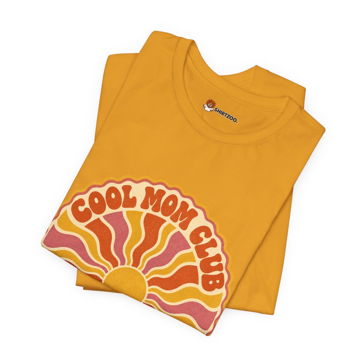 Cool Mom Club Tee — Retro Sun Graphic "Members Only" Mother's Day Shirt