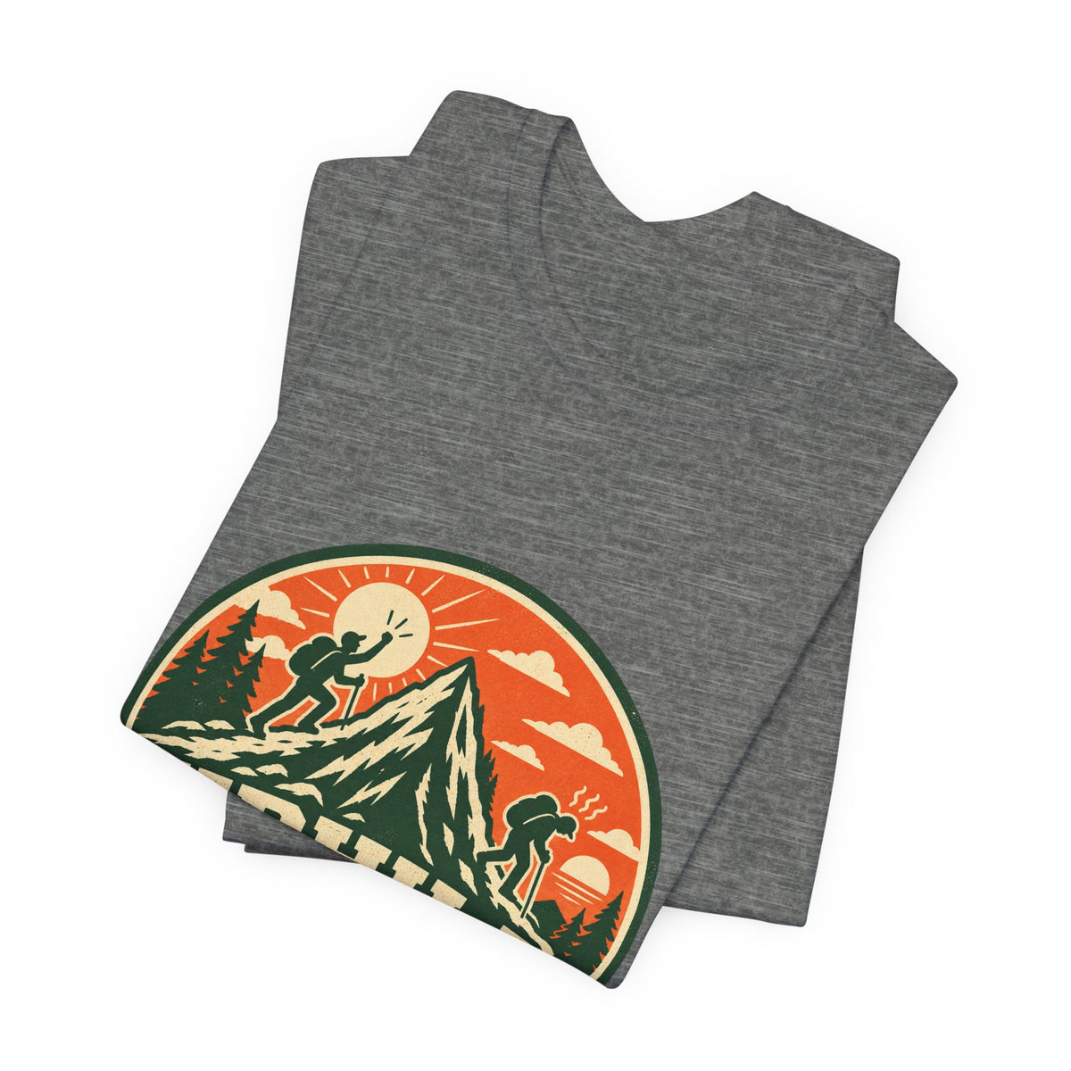 Uphill Enthusiast Downhill Complainer T-Shirt — Vintage Mountain Hiking Tee