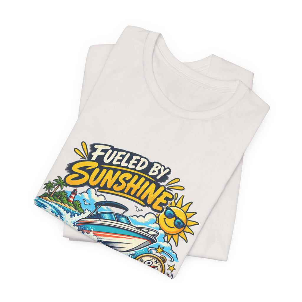 Fueled by Sunshine & Questionable Navigation Boat Adventure T-Shirt