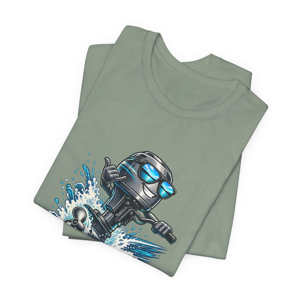 Current Mood: Outboard T-Shirt — Funny Boating and Outboard Motor Graphic Tee
