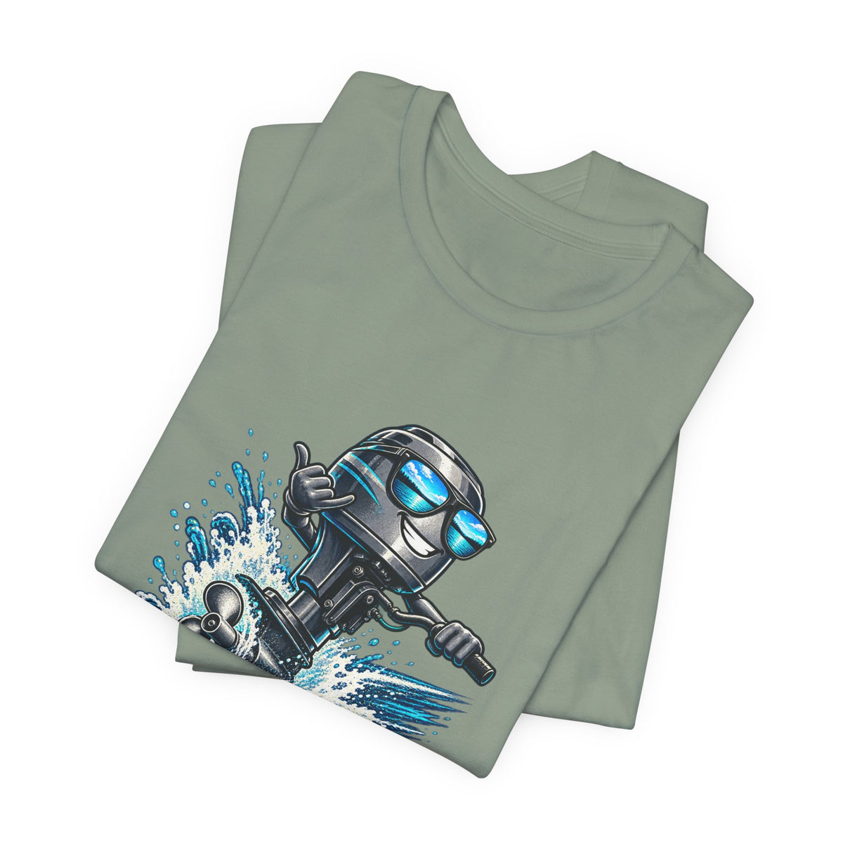 Current Mood: Outboard T-Shirt — Funny Boating and Outboard Motor Graphic Tee