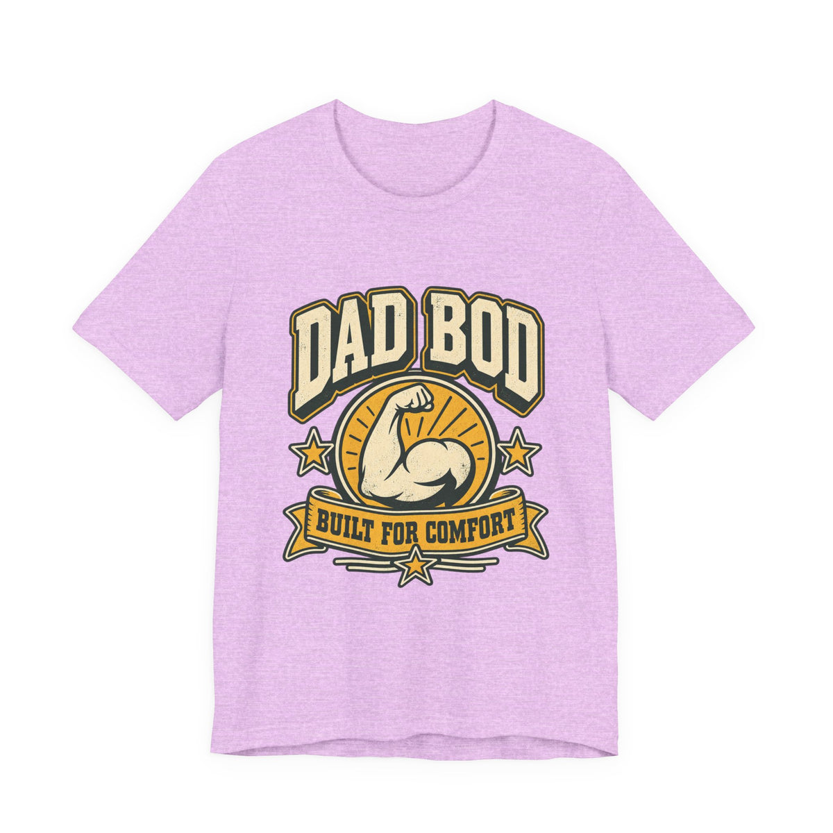 Dad Bod Built for Comfort T-Shirt — Vintage Funny Dad Body Tee