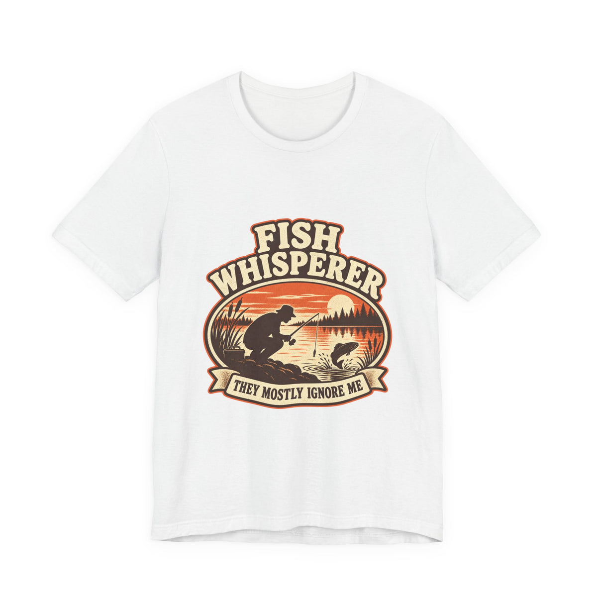 Fish Whisperer They Mostly Ignore Me Vintage Fishing T-Shirt
