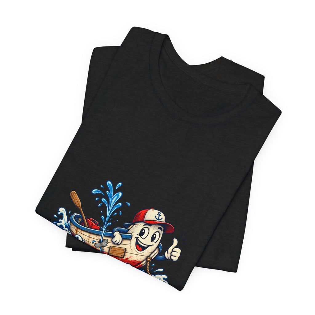 Unsinkable-ish Boat T-Shirt, Funny Nautical Vintage Cartoon Tee