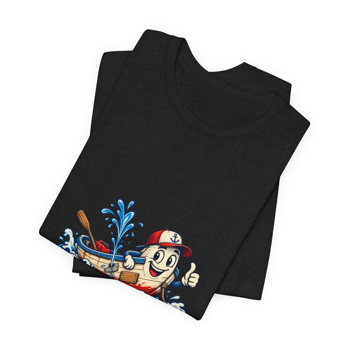Unsinkable-ish Boat T-Shirt, Funny Nautical Vintage Cartoon Tee