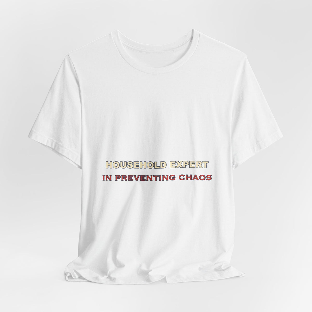 Household Expert in Preventing Chaos T-Shirt — Funny Home Organizer Vintage Tee