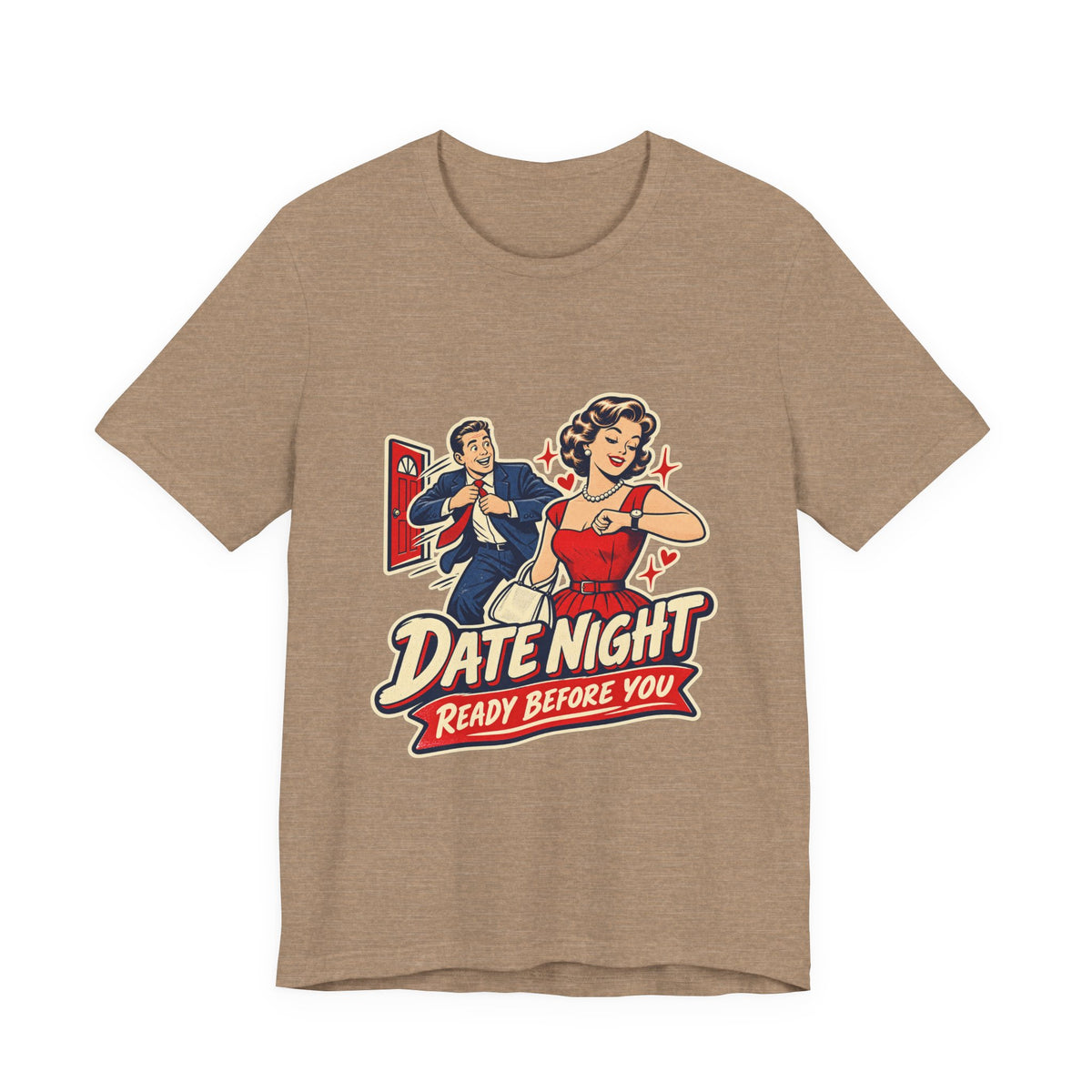 Date Night Ready Before You Retro Couple T-Shirt