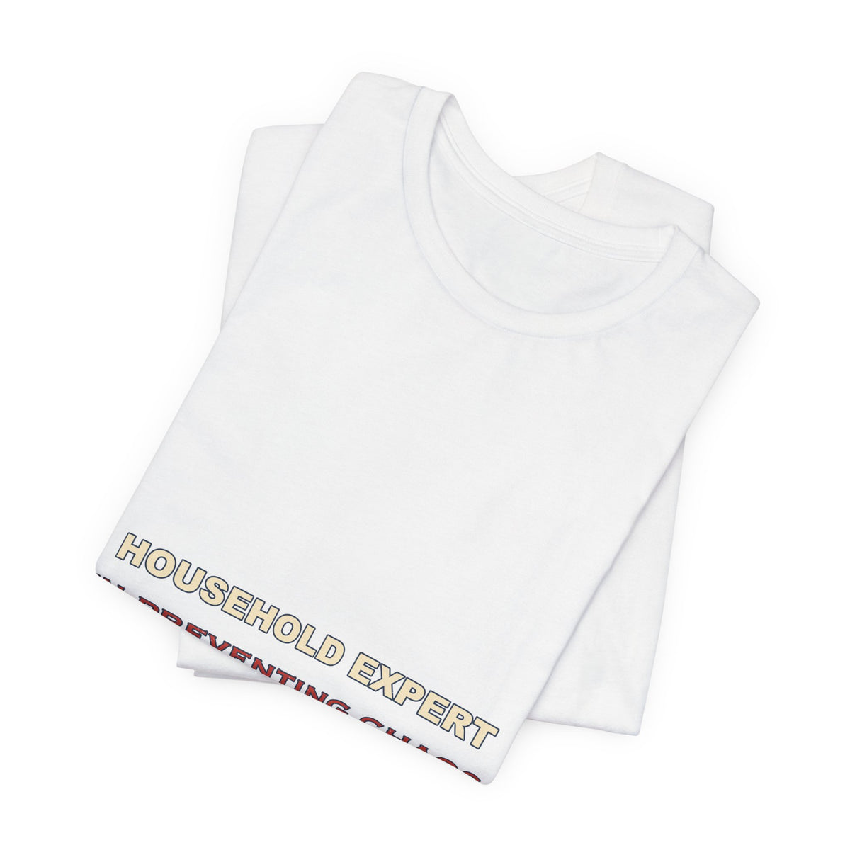 Household Expert in Preventing Chaos T-Shirt — Funny Home Organizer Vintage Tee