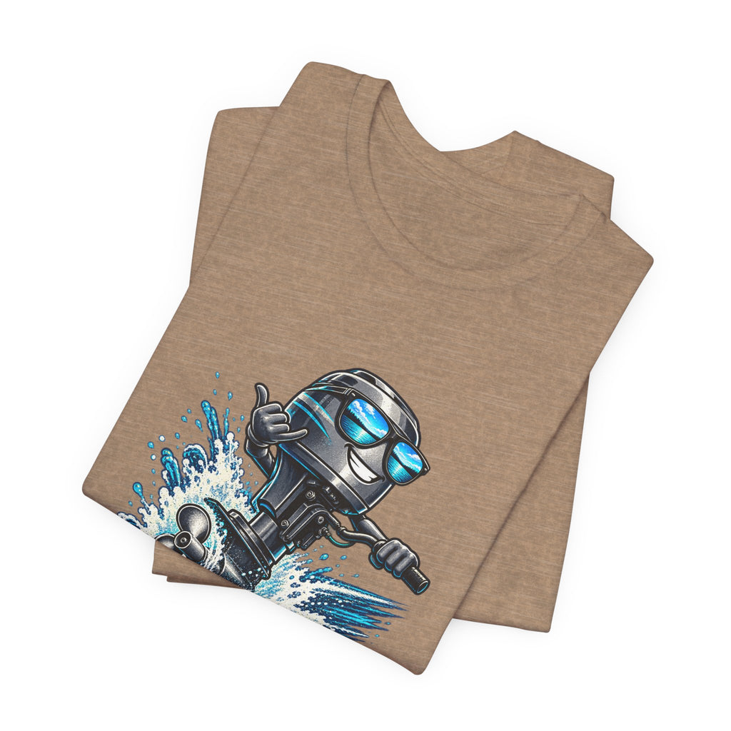 Current Mood: Outboard T-Shirt — Funny Boating and Outboard Motor Graphic Tee