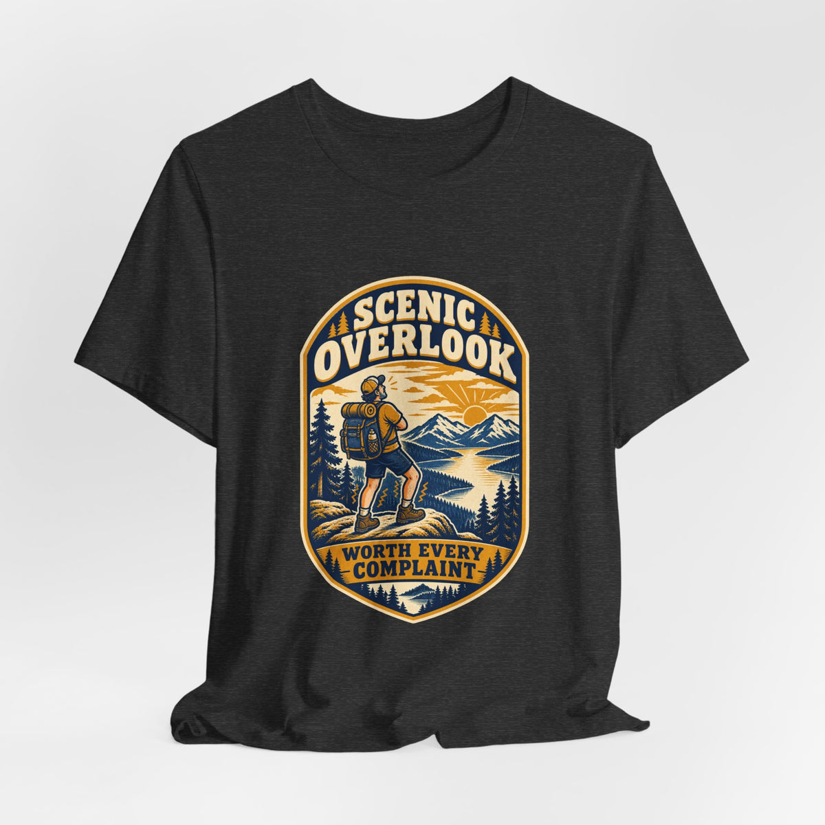 Scenic Overlook T-Shirt — Worth Every Complaint Vintage Hiking Mountain Tee