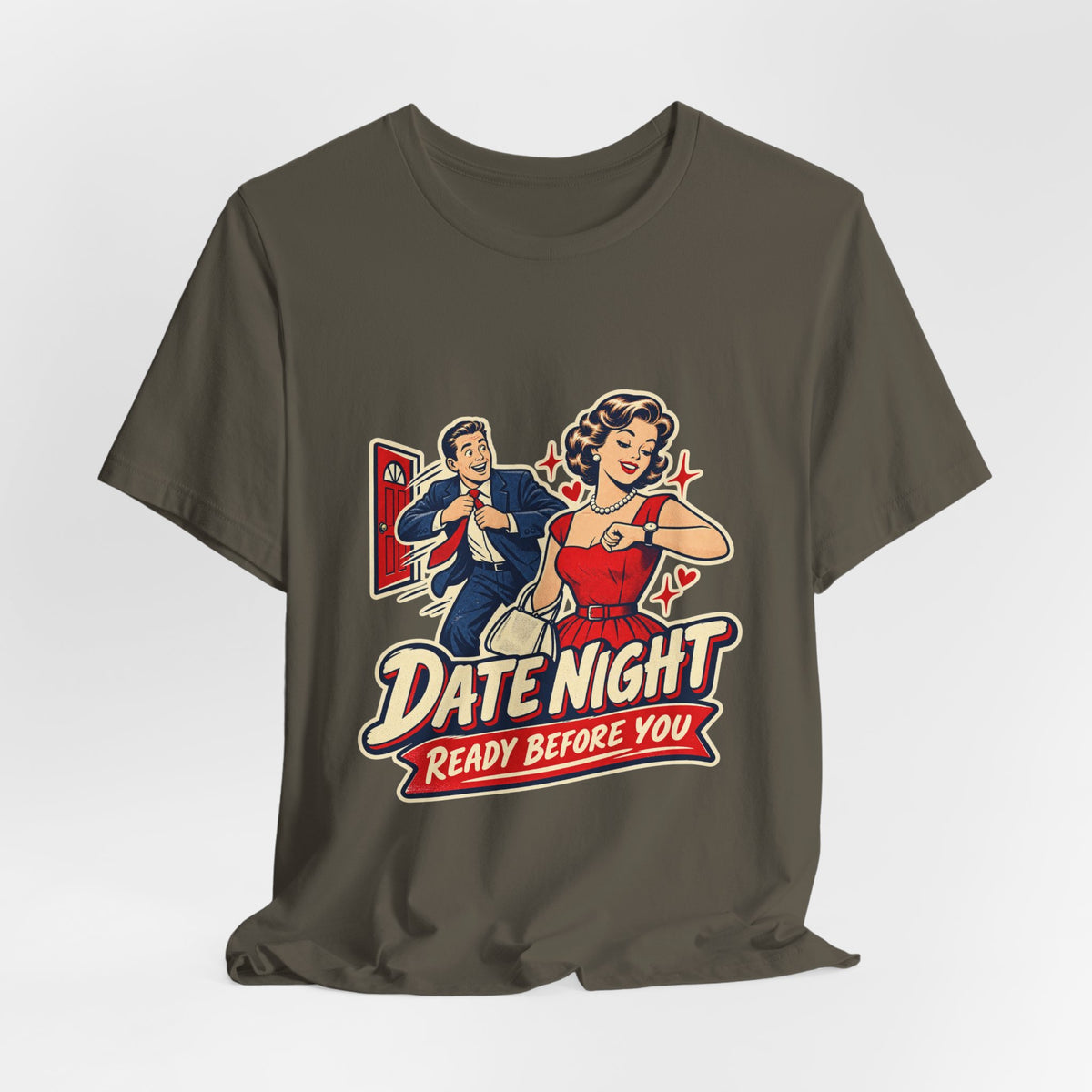 Date Night Ready Before You Retro Couple T-Shirt