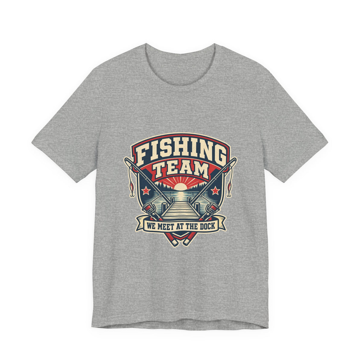 Fishing Team T-Shirt — We Meet at the Dock Vintage Fishing Tee