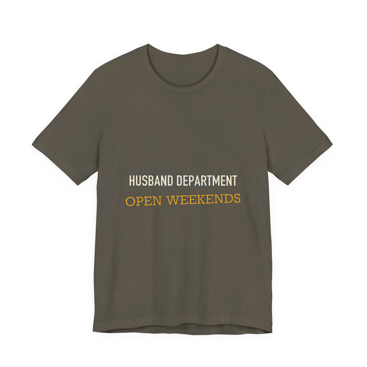 Husband Department Open Weekends T-Shirt — Funny Vintage Husband Gift Tee