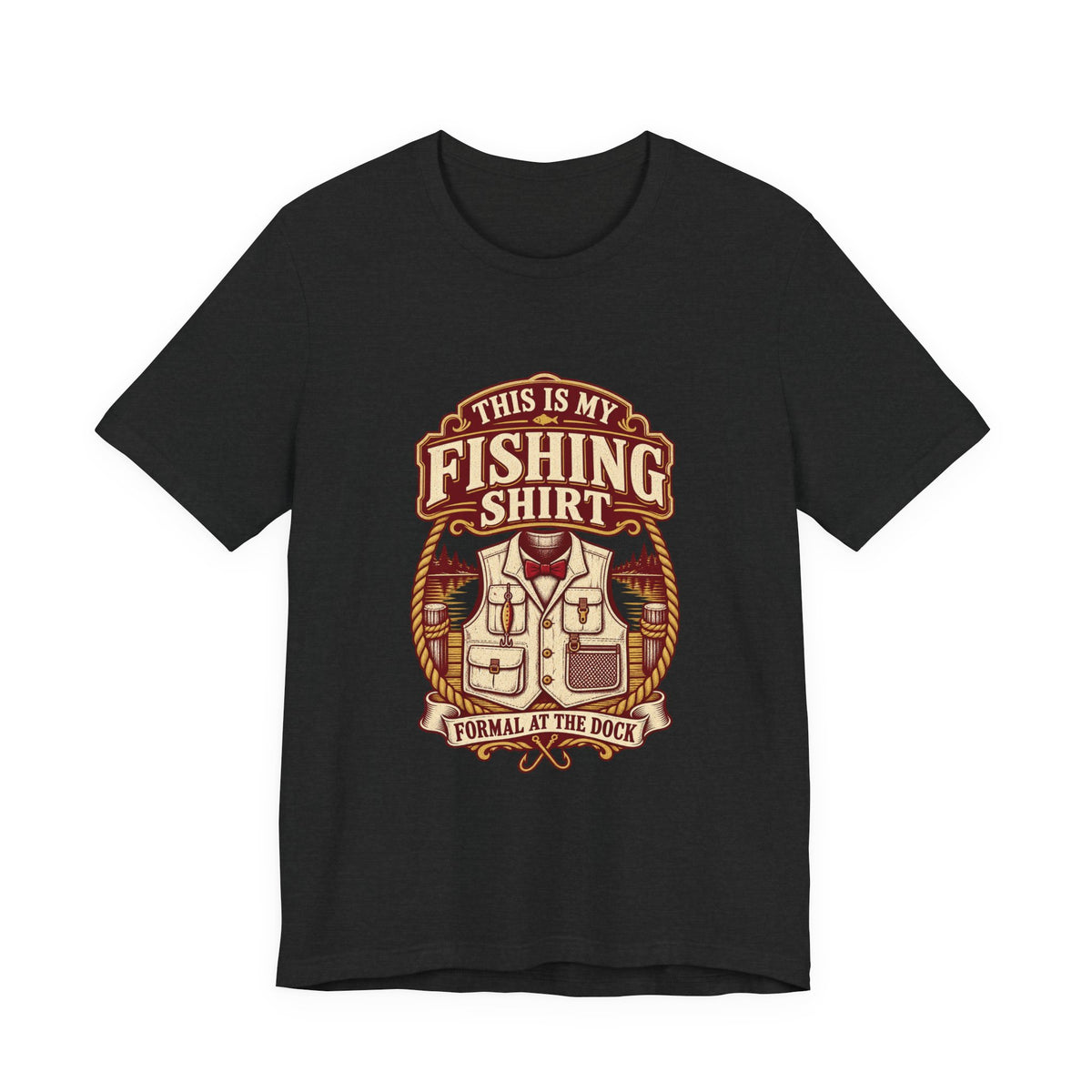 This Is My Fishing Shirt T-Shirt — Formal at the Dock Vintage Angler Tee