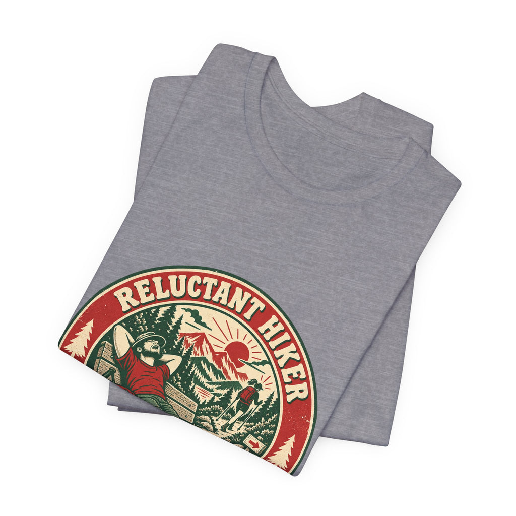 Reluctant Hiker T-Shirt — Enthusiastic Rest Vintage Hiking Tee